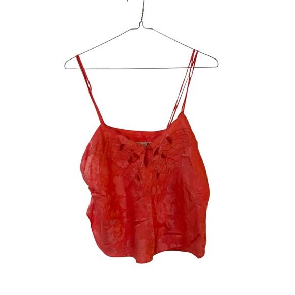 Victoria's Secret Tops - Vintage Victoria's Secret Coral Camisole Silky Slinky Top | Size Medium